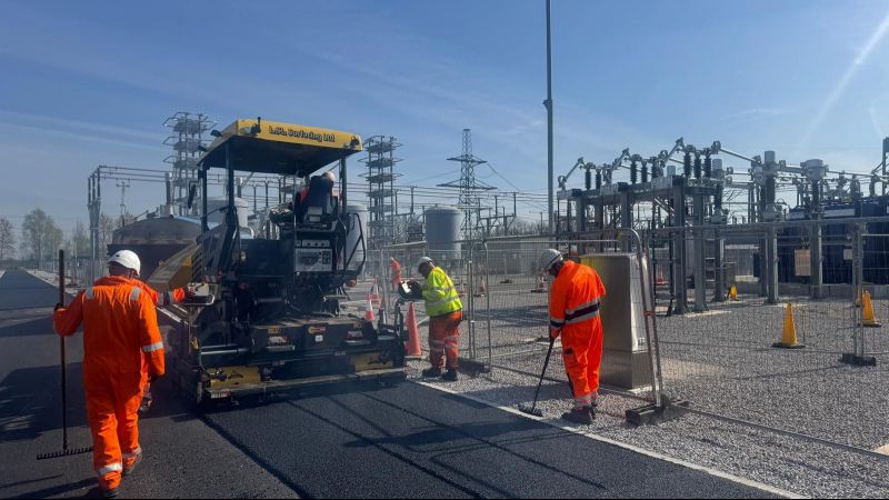 Burwell Power Station Resurfacing