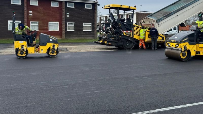 Churchill College Resurfacing Car Park