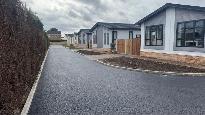 New Caravan Park Tarmac Roadway